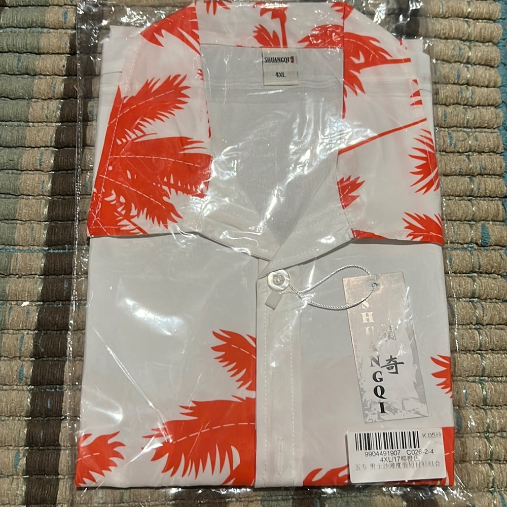 Short sleeve mens dress shirt